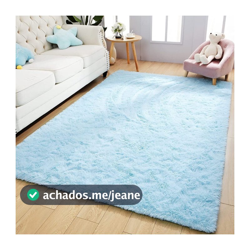Tapete Quarto Peludo 1x1,5 Sala Felpudo 100x150 PROMOÇÃO
