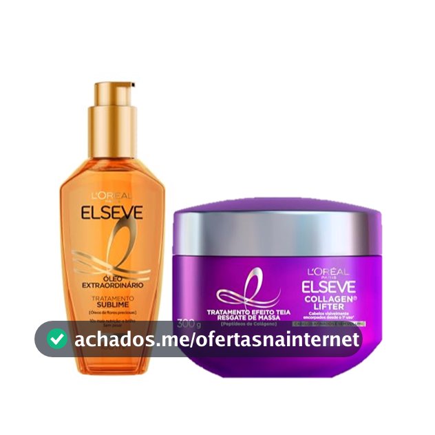 Kit Creme de Tratamento Colágeno Lifter + Óleo Extraordinário