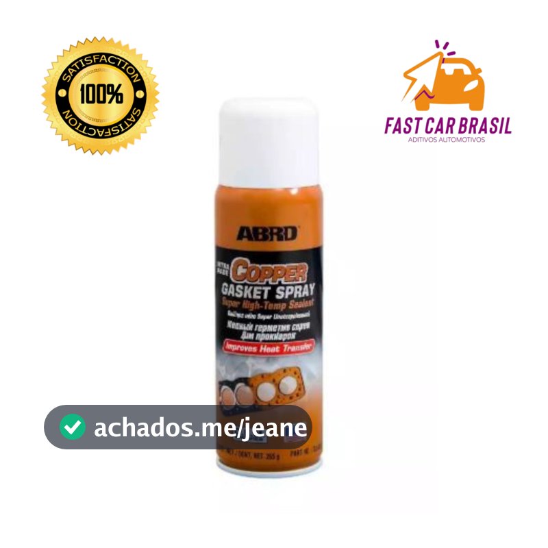 Junta Líquida de Cobre Spray ABRO COPPER GASKET CG-418-R 255g - Selante Formador de juntas.