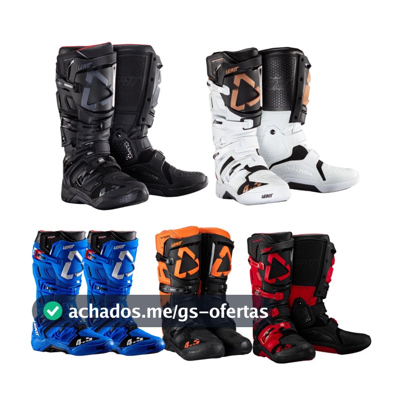 Bota Leatt 4.5 Articulada Trilha Motocross Off Road