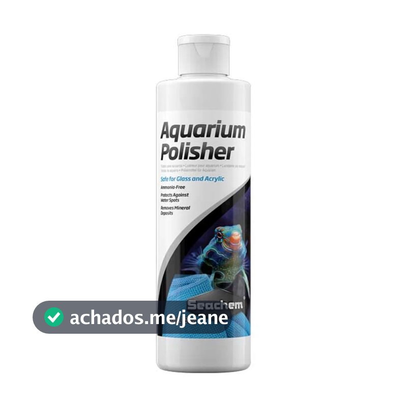 Seachem Aquarium Polisher 250ML - Produto para Limpeza Externa de Aquários