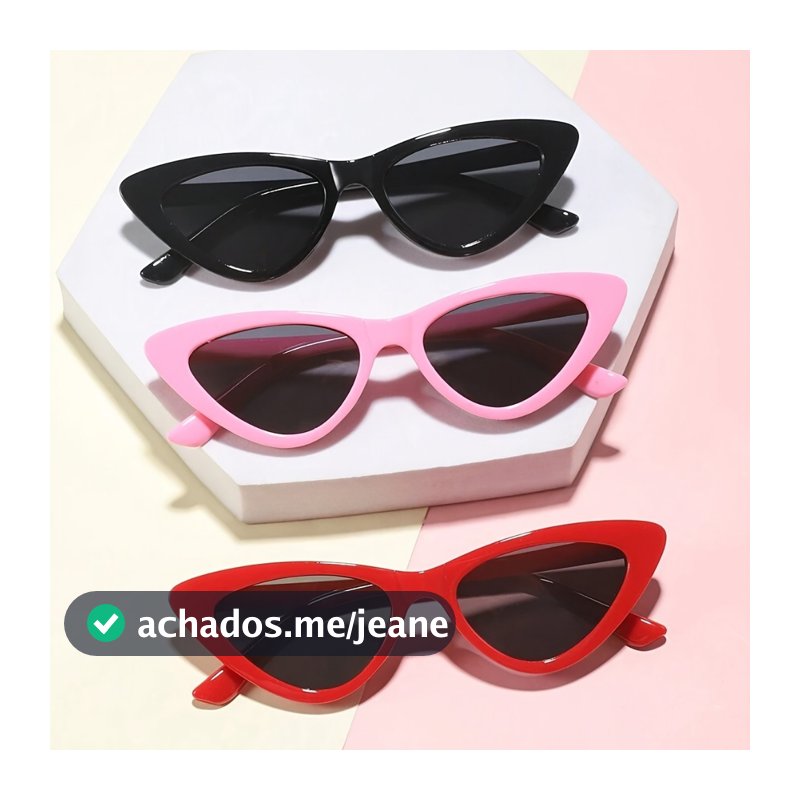 Óculos de Sol Infantil em Forma de Gatinho 😎 Proteção UV400 - Leve, Colorido e Estiloso