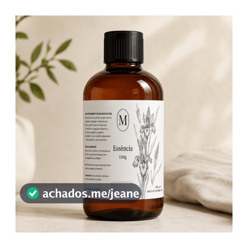 Essência Concentrada 100 Ml Aromas Premium HS PARA AROMATIZANTES DIFUSOR VELAS LEMBRANCINHAS