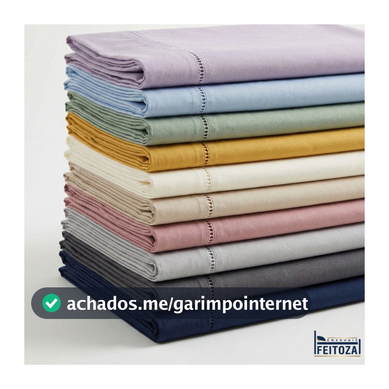 Kit Fronhas 400 Fios Capa Para Travesseiro Detalhe Ponto Palito Varias Cores Acabamento Premium