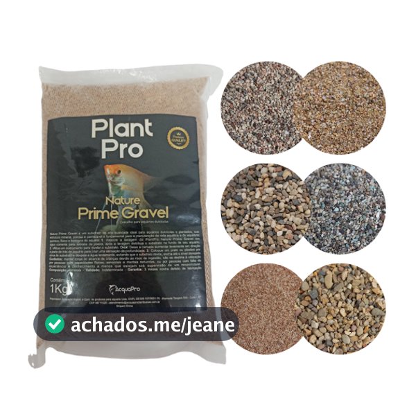 Substrato Profissional PlantPro Cascalho para aquário Plantado - Artigos para aquário