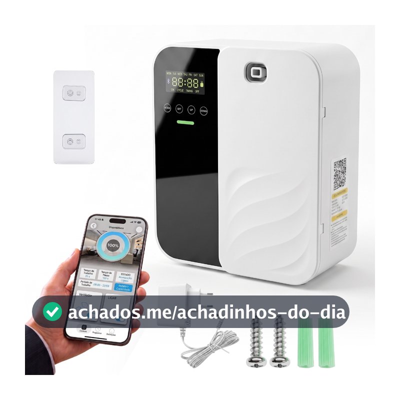 1000 m³ Difusor de Aroma Inteligente WiFi App Aromatizador Elétrico Profissional para Casa Escritório Loja