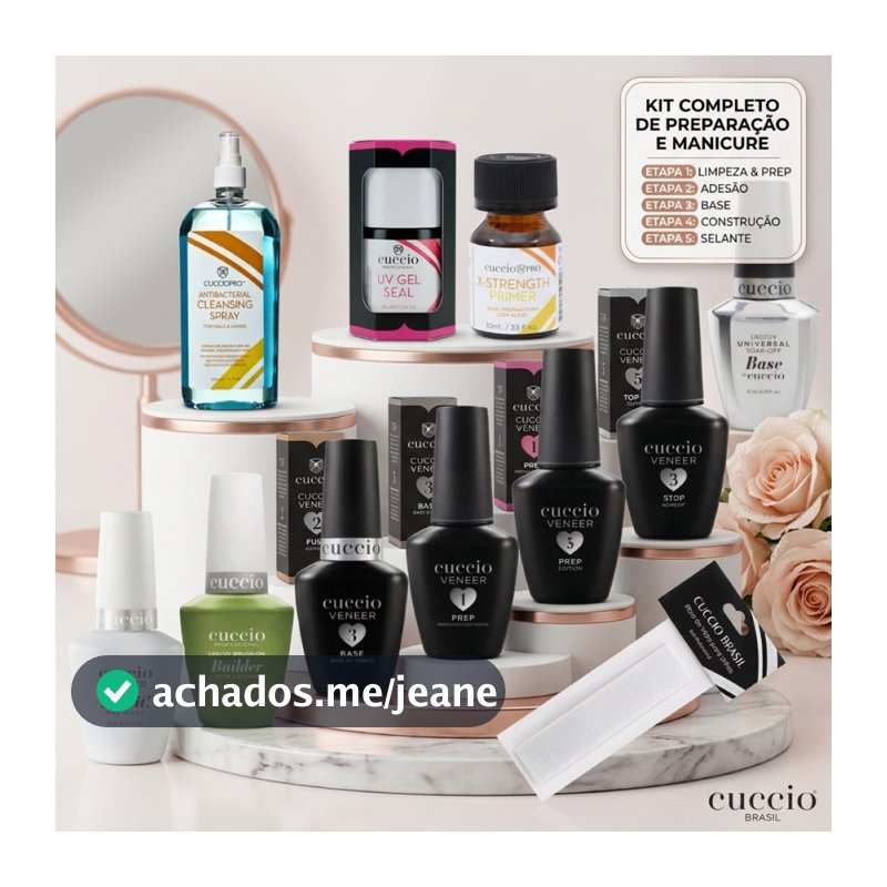 Cuccio - Preparadores & Finalizadores Prep Fuse Base Universal Peel It Blindagem Nails SemTpo Hema Free
