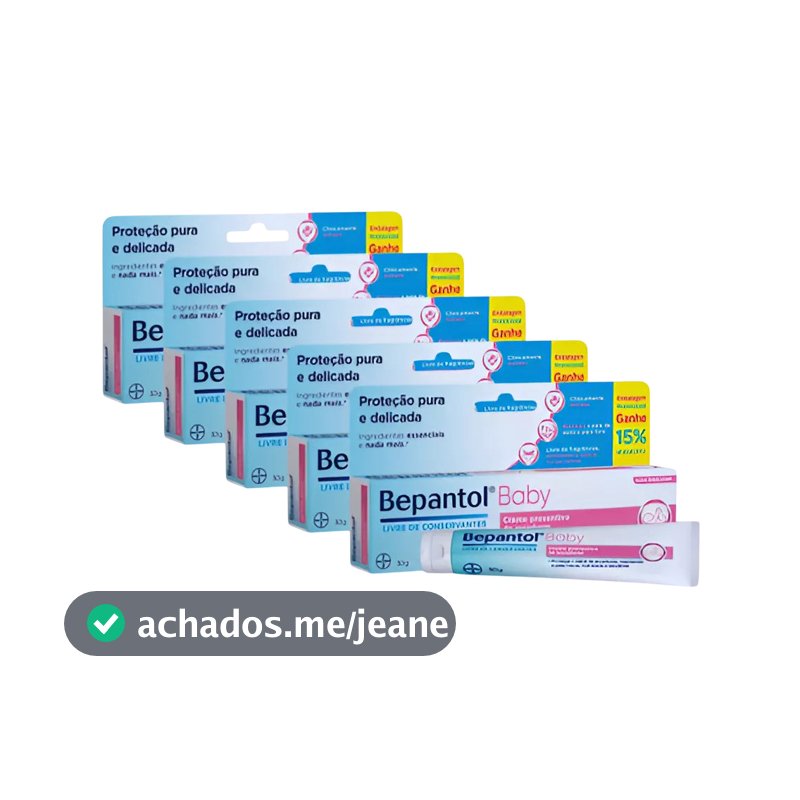 Kit 5x Bepantol Baby Creme Preventivo De Assaduras 30g