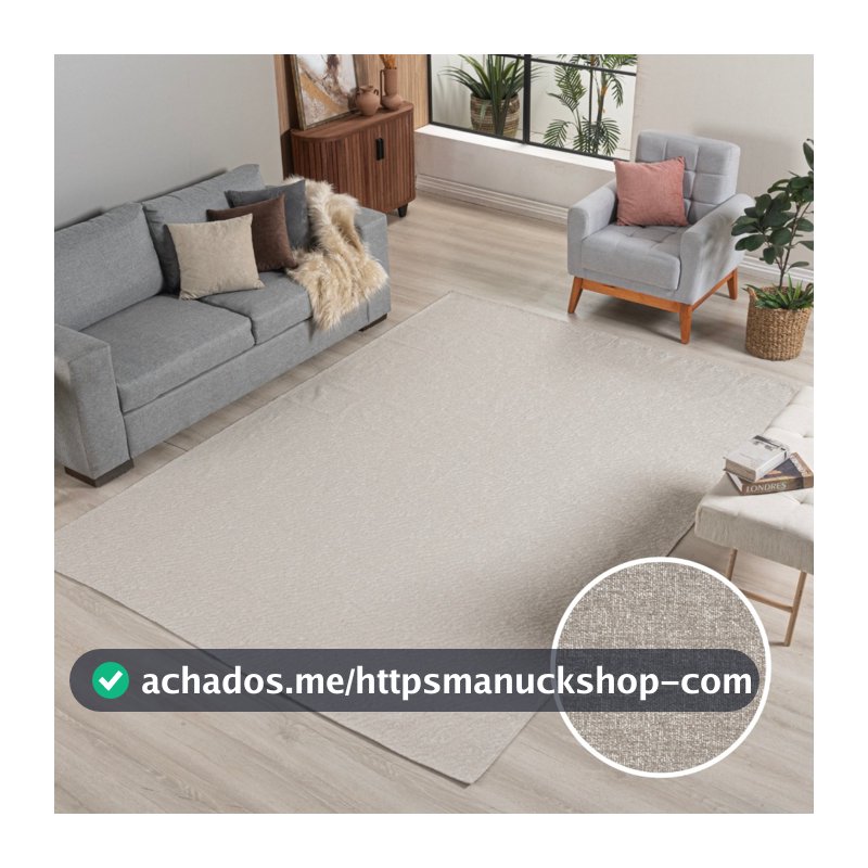 Tapete Antiderrapante Clean Moderno Elegante Sofisticado Para Sala Quarto Escritório