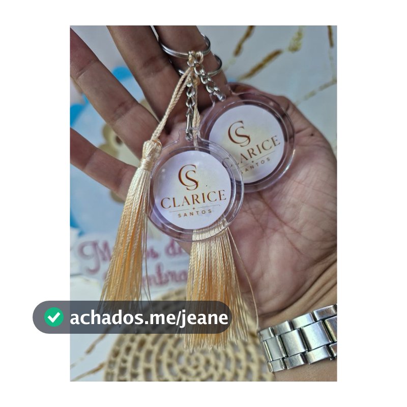 10 chaveiro arte dupla + tassel