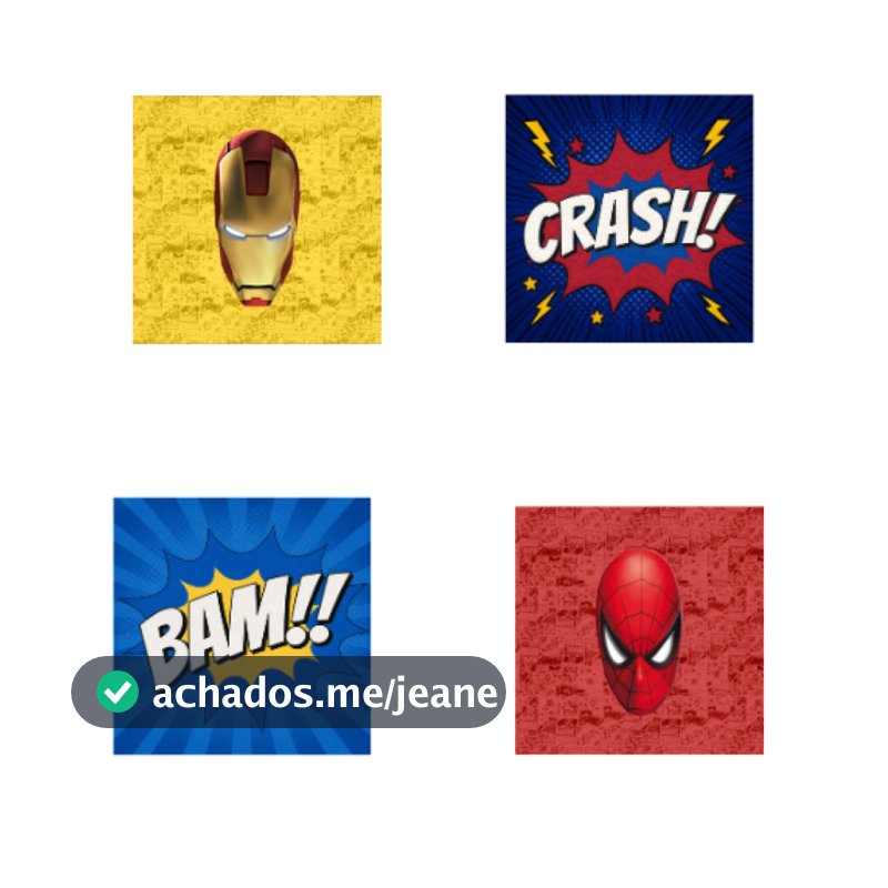 Capa Almofada Vingadores Heróis Decorativa 42x42 Tecido Poliéster