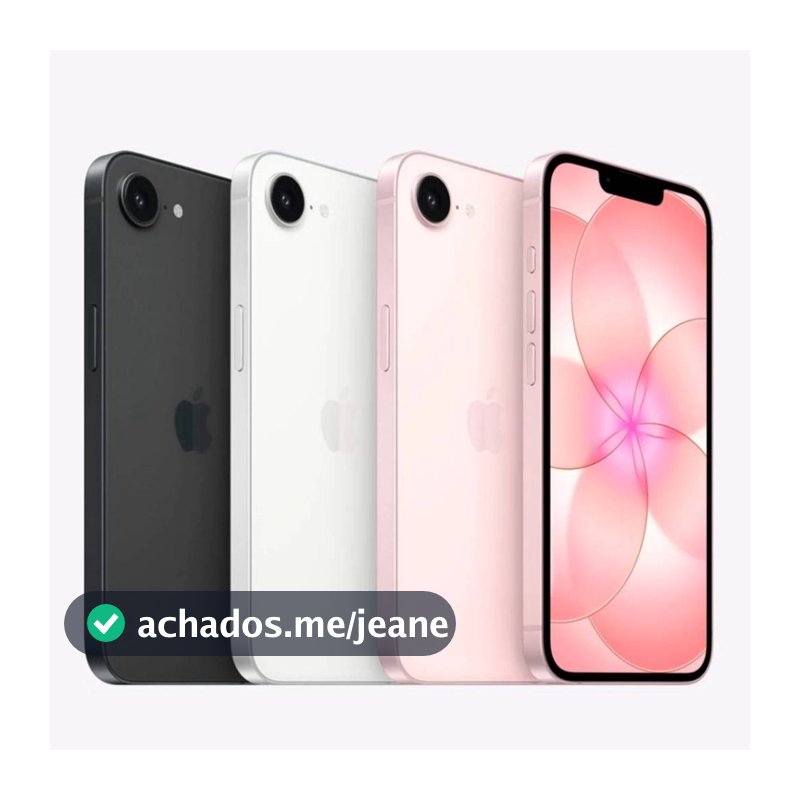 Celular Apple iPhone 17e 256GB 512GB eSim Tela 6,1" 48MP iOS 5G NFC Original Garantia Apple