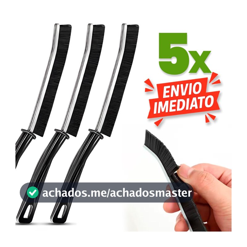 Escovas de Limpeza Multiuso Para Frestas Trilhos Janelas Banheiros