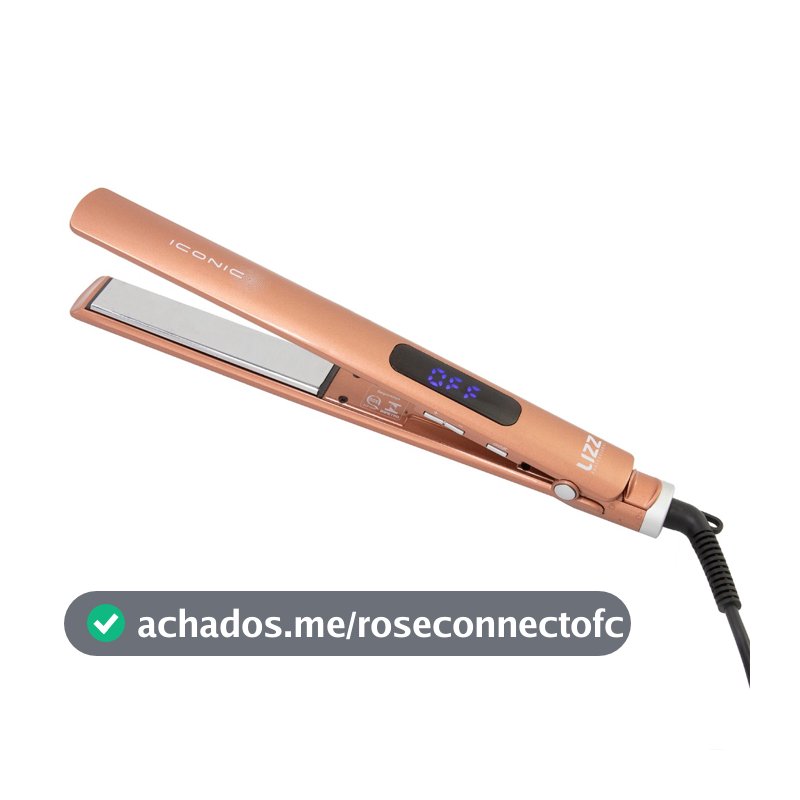 Prancha Alisadora Iconic Bivolt 230°C/450°F - Lizz Pro