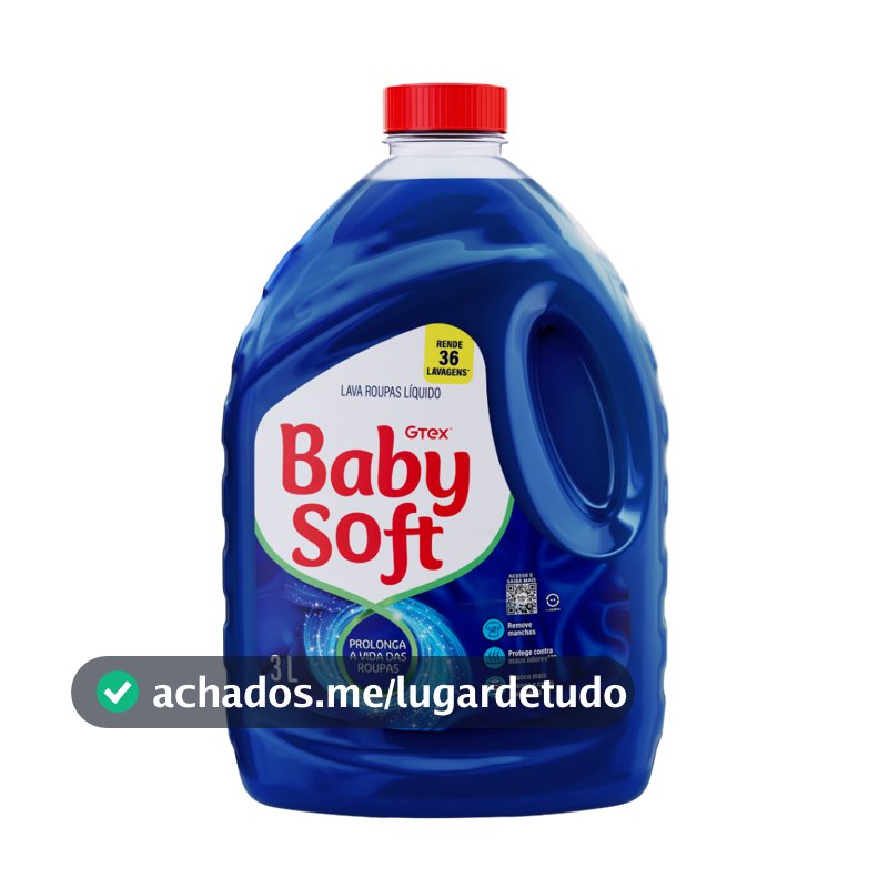 Lava Roupas Liquido Baby Soft Max Performance Azul - 3l