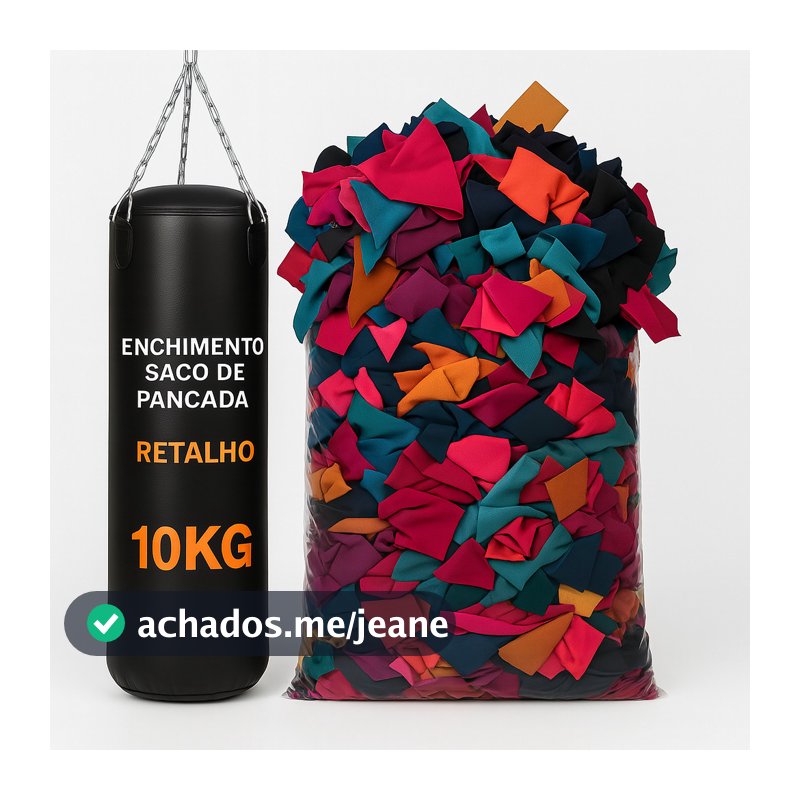 Enchimento Retalho de Tecido Para Saco de Pancadas Estofamento Almofadas Sofá Poltronas