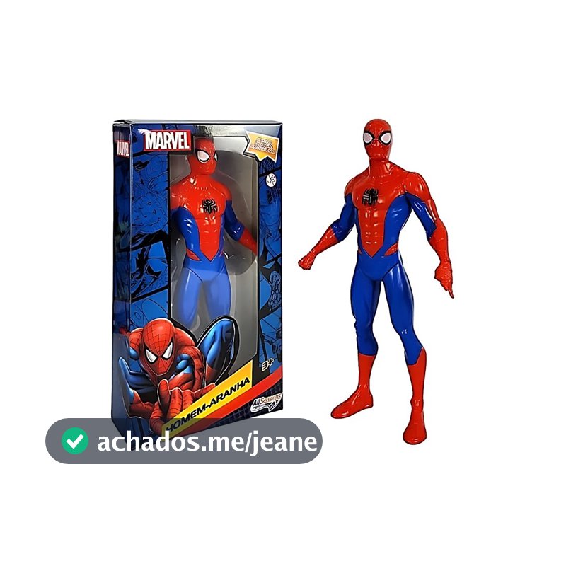 Boneco Homem Aranha Original Articulado Marvel Vingadores 22 cm de Altura ALL SEASONS