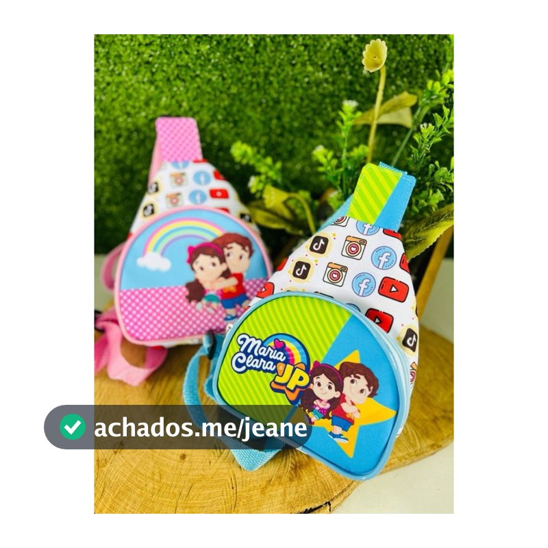 Kit bolsa sling bag personalizada