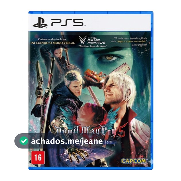 Devil May Cry 5 PS5 Special Edition BR Midia Fisica
