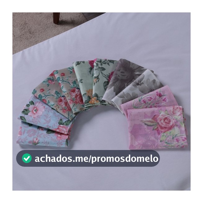 Kit com 20 Fronhas Estampadas 100% Poliéster Tecido Premium Enviamos em Pares
