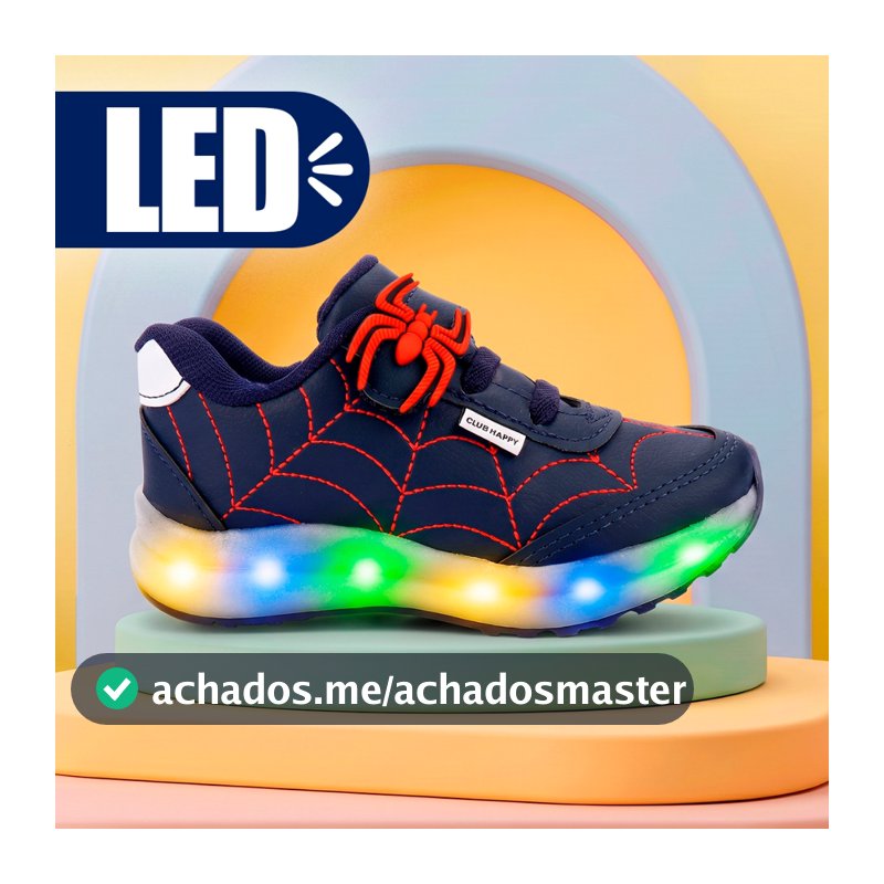 Tenis Infantil Masculino Led Menino Aranha Tenis De Menino Masculino Tenis Infantil Menino
