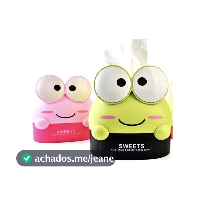 PORTA-PAPEL HIGIÊNICO COM DESIGN CRIATIVO SAPO FOFO