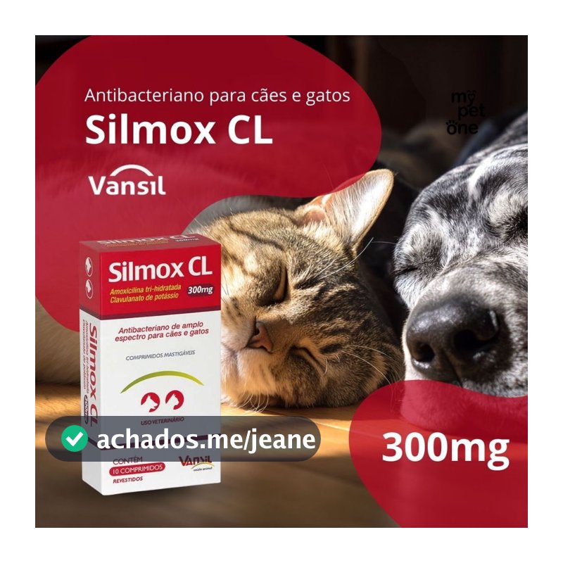 Silmox CL Vansil para Cães e Gatos - 300 mg