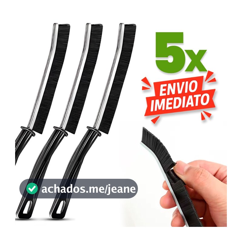 Escovas de Limpeza Multiuso Para Frestas Trilhos Janelas Banheiros