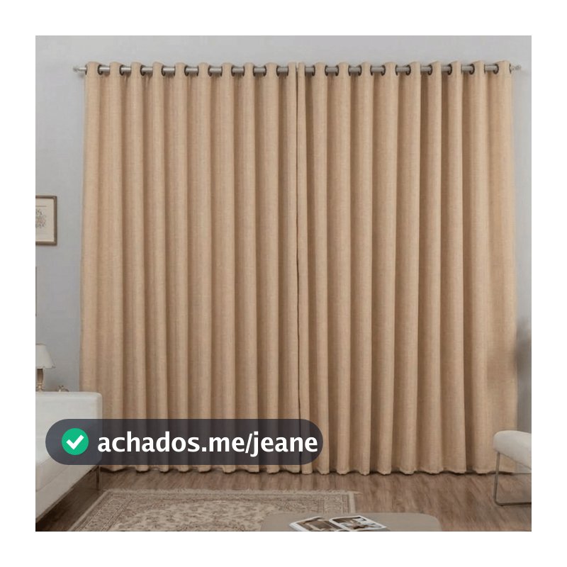 Cortina Blackout 5,00m x 2,80m Corta Luz Tecido Blecaute Alta Qualidade Veda Sala Quarto Escritório