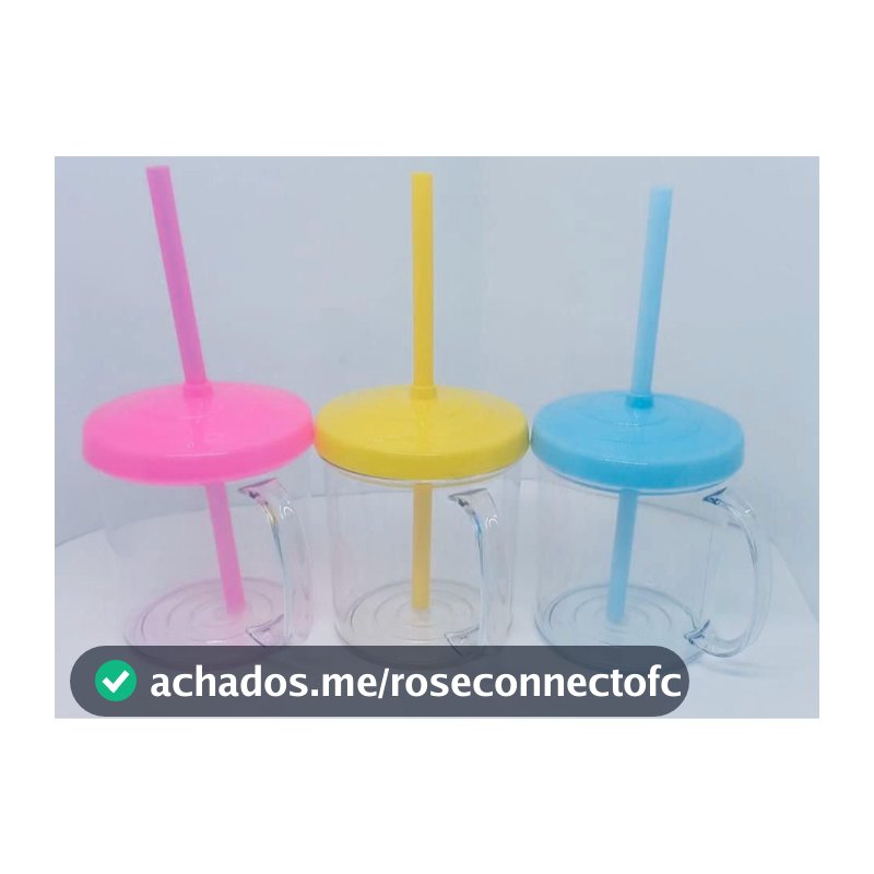 CANECA CANUDO - 15 UNIDADES