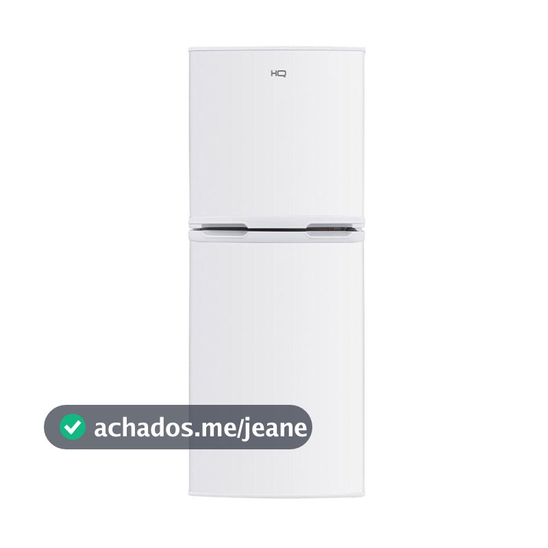 Geladeira Refrigerador Compacto HQ 140L Duplex Defrost, Baixo Consumo A+++ Branco HQ-140RDF