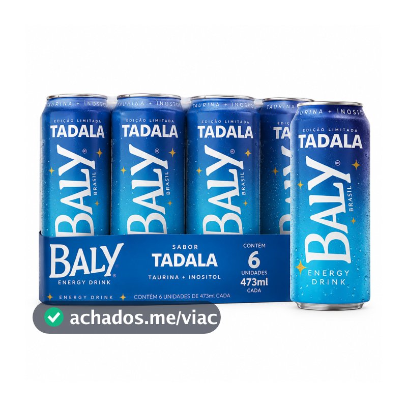 Energético Baly Tadala Latão Pack C/6 Unid. 473 Ml