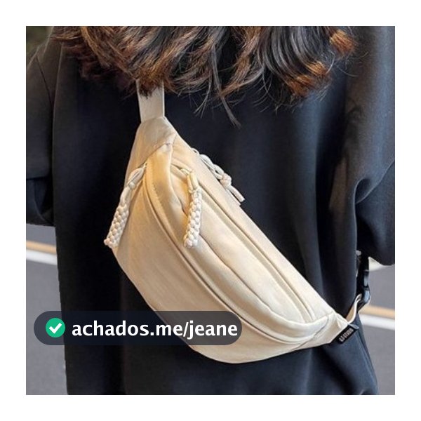 Pochete Crossbody Unissex Impermeável Compacta Leve e Funcional Perfeita para o Dia a Dia e Viagens