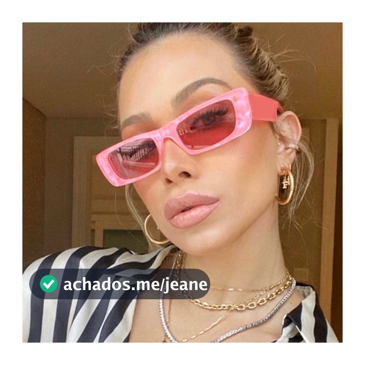 Hot sale jelly Moldura Quadrada Colorida Óculos De Sol Femininos Nova Personalidade Da Moda Versáteis Foto De Praia