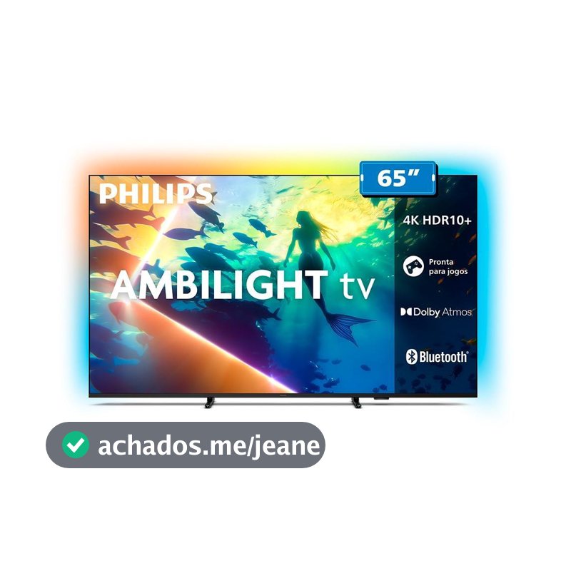 Smart TV LED 65 65PUG8100/78 UHD HD 4K Philips