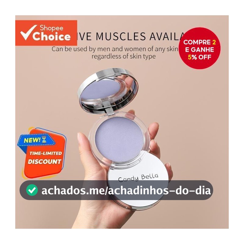 Pó De Ajuste De Controle De Óleo , Leve E Respirável , Maquiagem Nude Natural , Acabamento Suave De Longa Duração , Roxo