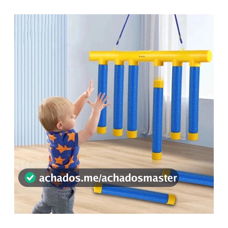 Jogo De Bastões De Queda De SUPER Desafio , Bastão De Agarrar Olhos E Mãos Para Exercícios De Reação Rápida