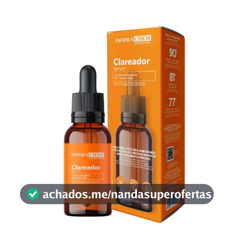 Sérum Facial Vitamina C Clareador Dermachem 30ml Anti-Manchas Original