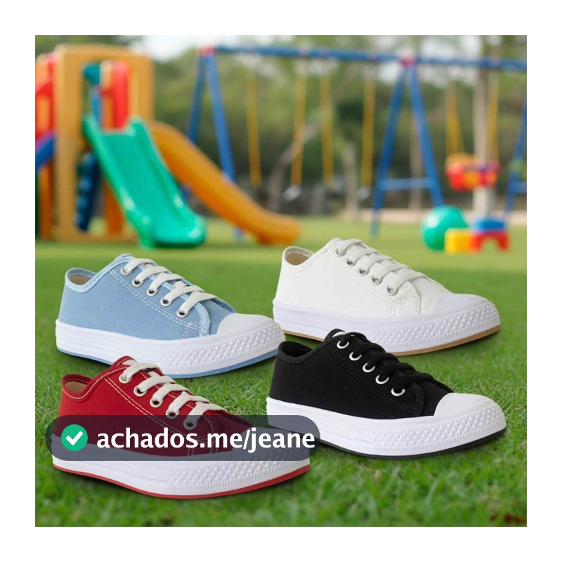 Tênis Casual Básico Infantil 19ao34 Moda Menina 11.144