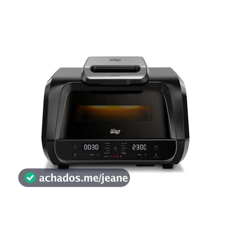 Fritadeira Elétrica Wap Barbecue Smoker Digital 10L 220V