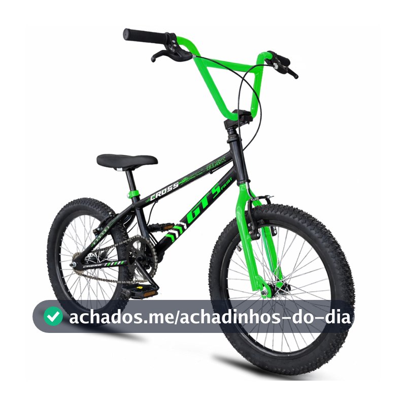 Bicicleta Aro 20 BMX Gt Sprint Cross Infantil Freio V-Brake Aro Aero meninos meninas crianças