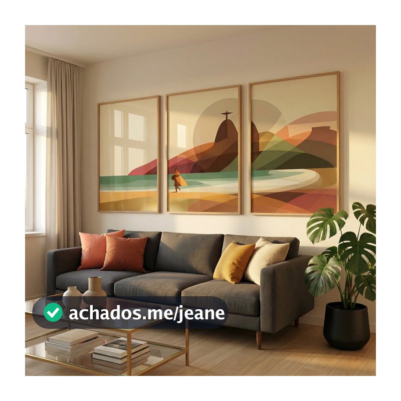 Quadro Rio De Janeiro Brasilidades Quadro Com Moldura E Vidro Quadro Decorativo Sala Grande Praia