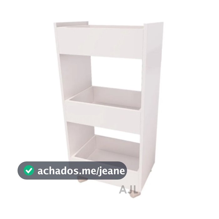 Carrinho Auxiliar Suporte De Esmalte Estéticos Com Rodinhas Branco apoio suporte ideal inovador