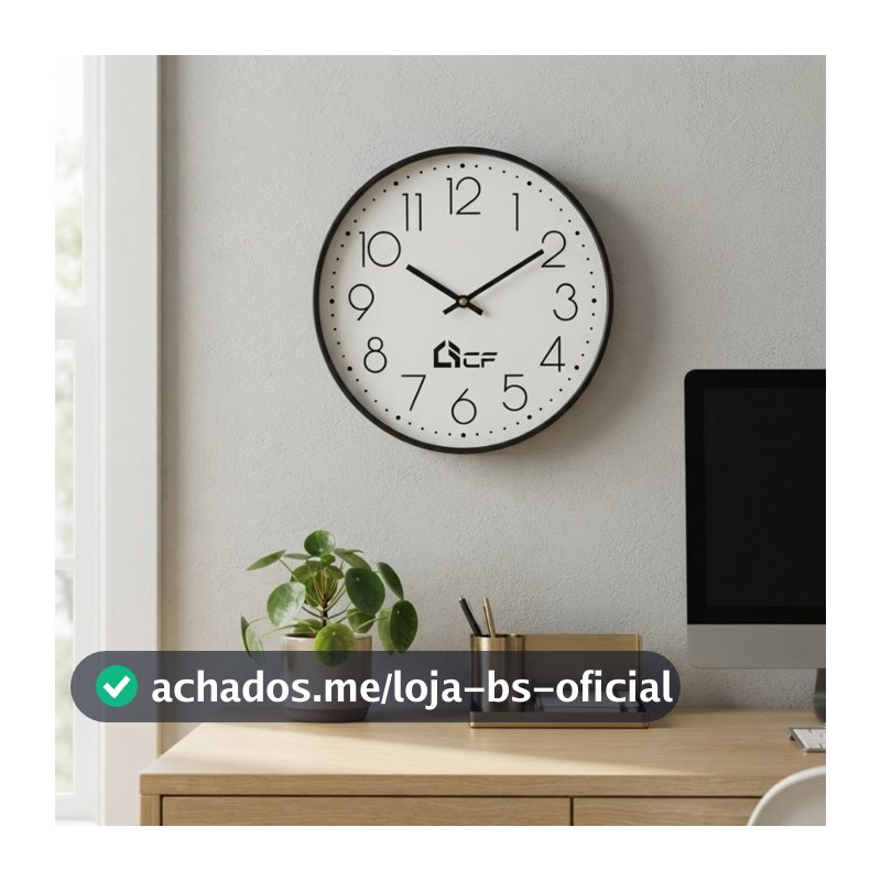Relógio de Decoração para Escritório, Relógio De Parede, Relógio de Pilha