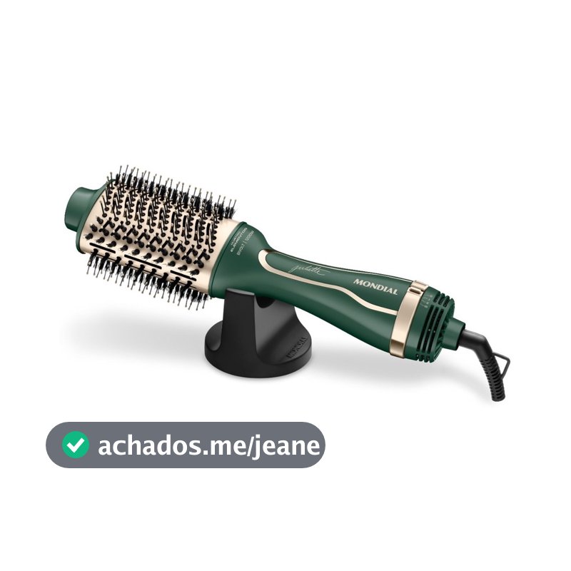 Escova Secadora e Alisadora Mondial ES-JU-02 Bivolt 1200w