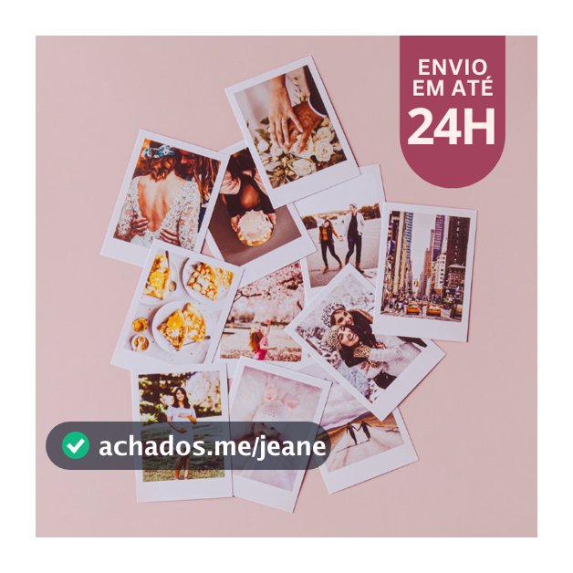 Kit 10 Fotos Mini Revelação Profissional Não Desbota Envio em até 24h úteis