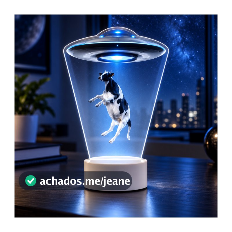 Luminária LED UV Colorida Disco Voador OVNI ET Presente Criativo