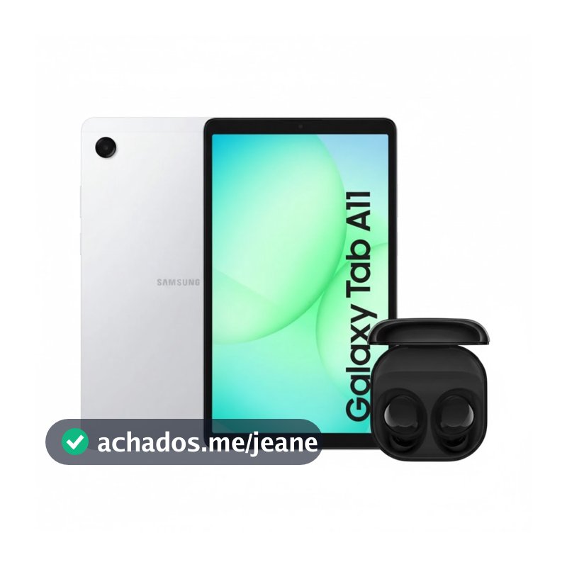 Kit Tablet Samsung Galaxy Tab A11 64GB + Fone Galaxy Buds Core R410
