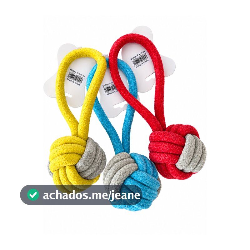 1/2/4 Brinquedo Corda Resistente Para Cachorro Mordedor Puxador Pet Brincadeira