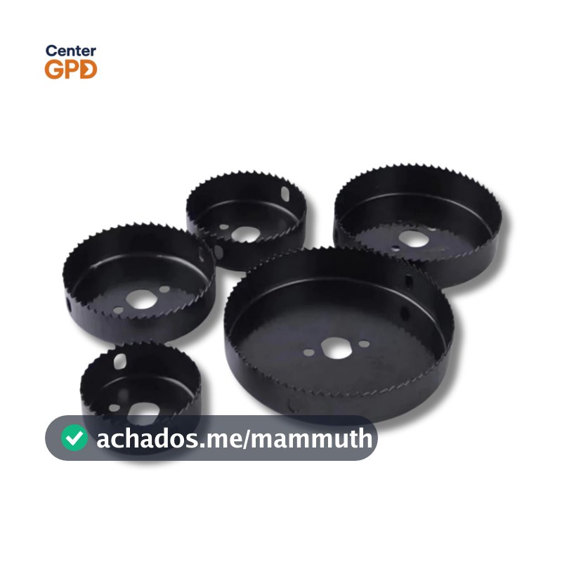 Kit Serra Copos com 6 ou 11 Peças | Conjunto Profissional + Precisão e Versatilidade nos Projetos